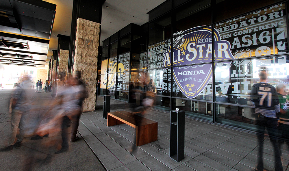 2016 NHL All-Star Game Environmental Graphics by Infinite Scale