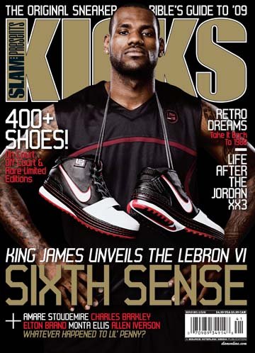 SLAM Presents Kicks with Lebron James cover