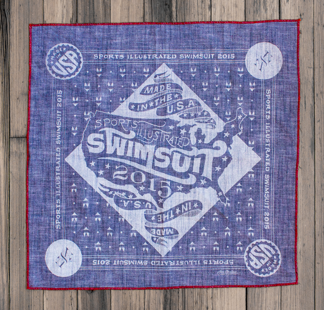 sports illustrated swimsuit edition bandana by jon contino